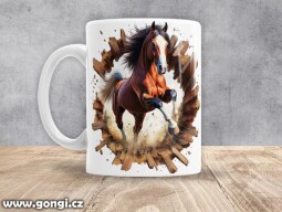 Hrnek - 0387 - Kůň v běhu 07